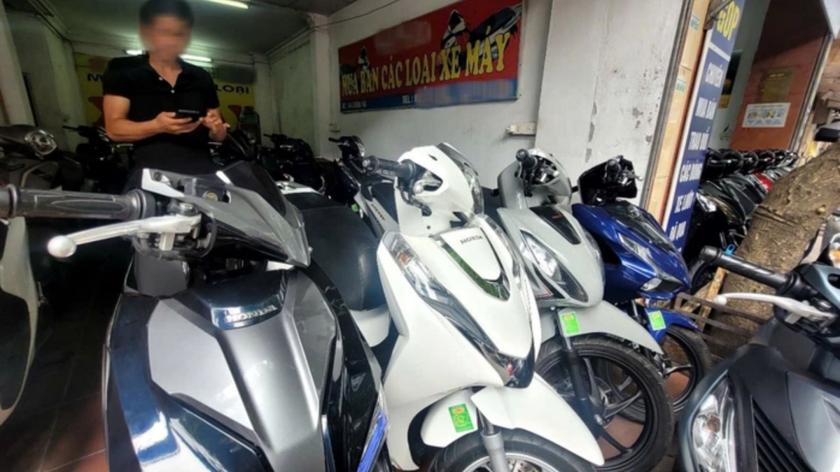 Diễn biến mới trên thị trường mua bán xe máy cũ tại Hà Nội