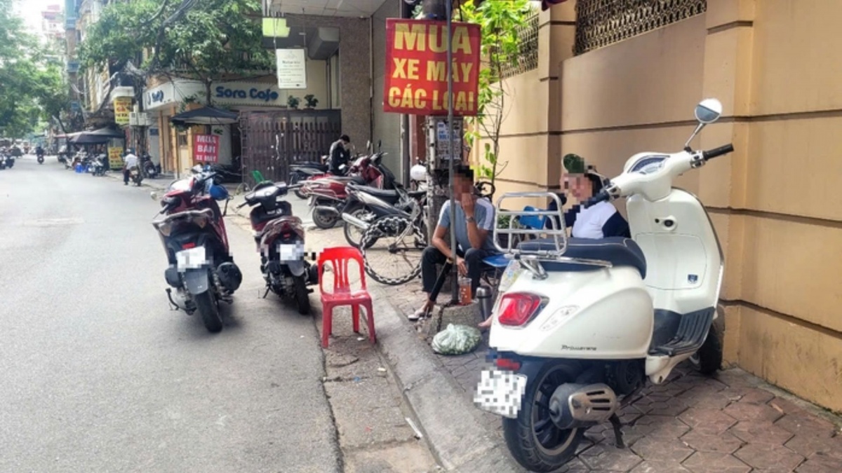 Diễn biến mới trên thị trường mua bán xe máy cũ tại Hà Nội