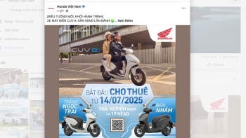 Honda Việt Nam sẽ cho thuê xe máy điện CUV e từ 14/7, giá chỉ 1,47 triệu đồng/tháng