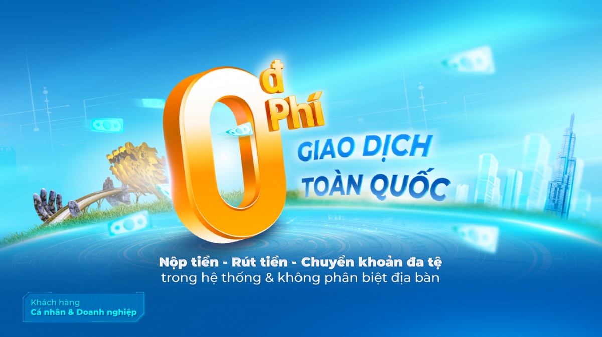 Từ nay, Sacombank miễn phí hoàn toàn giao dịch nộp tiền, rút tiền và chuyển khoản trong hệ thống