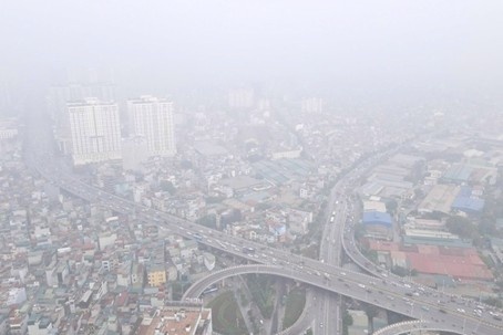 Chiều nay, Hà Nội đứng đầu thế giới về ô nhiễm không khí