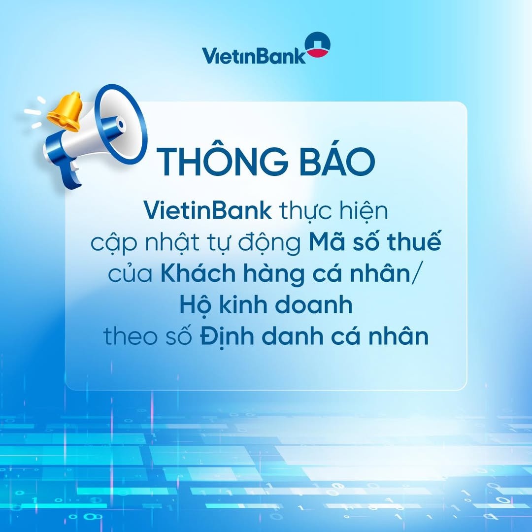 VietinBank gửi thông báo quan trọng đến toàn bộ khách hàng
