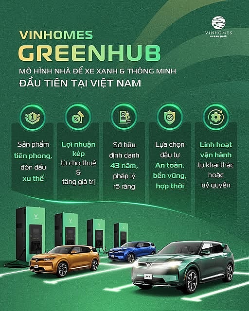 Lần đầu tiên xuất hiện doanh nghiệp bán chỗ đỗ ô tô điện, thời hạn sở hữu 43 năm