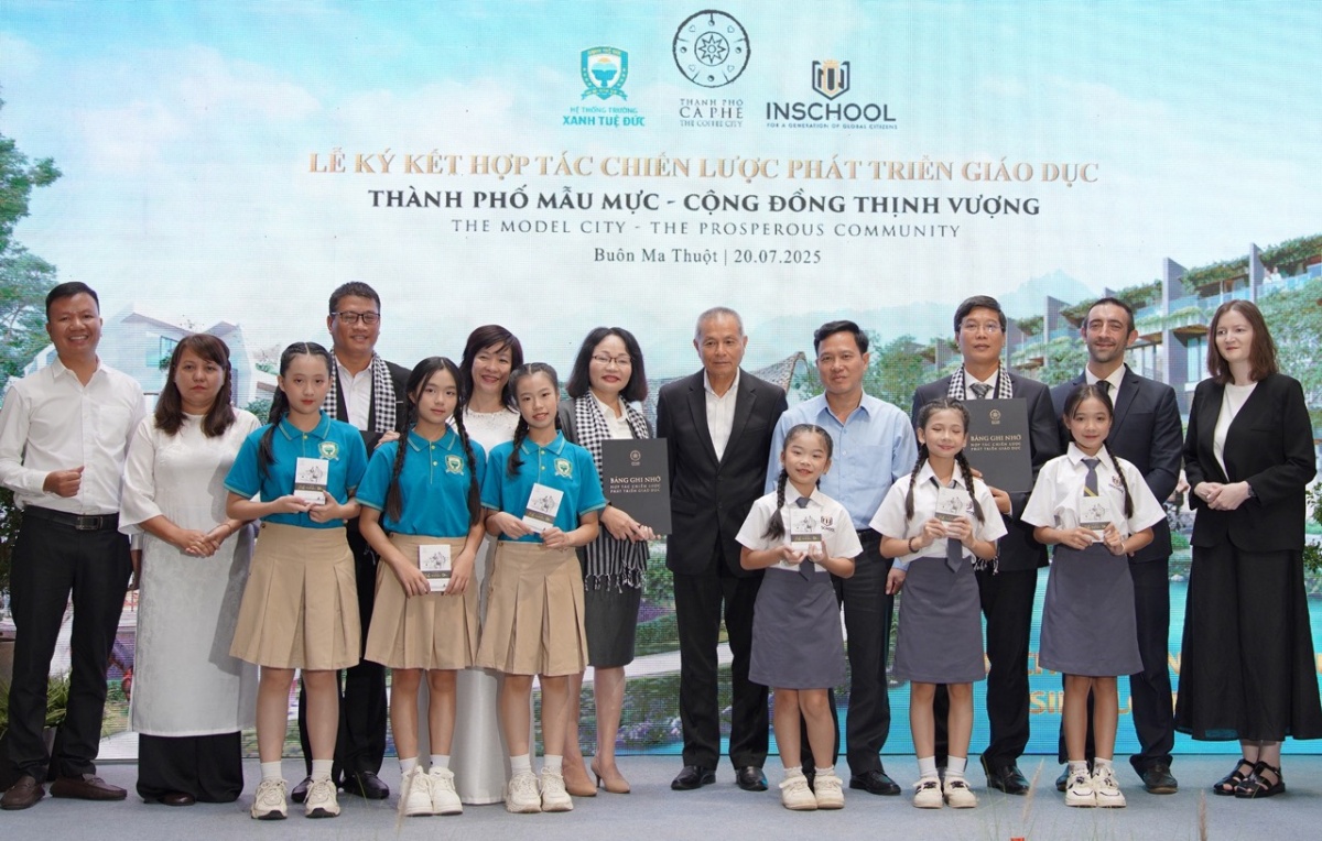Trung Nguyên Legend của ông Đặng Lê Nguyên Vũ sắp xây trường học giữa lòng thủ phủ cà phê