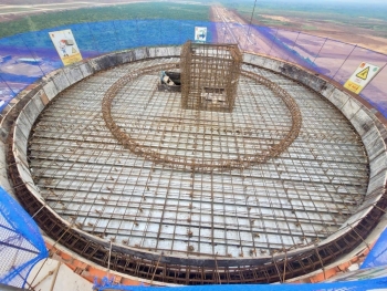 Cất nóc tháp không lưu cao 123m, được ví như 'bộ não' siêu sân bay Long Thành