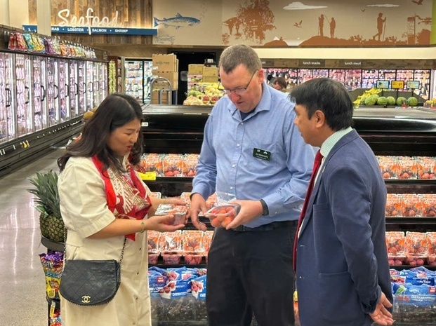 Một loại quả của Việt Nam lần đầu tiên lên kệ hàng tại chuỗi siêu thị bán lẻ lớn nhất Hoa Kỳ