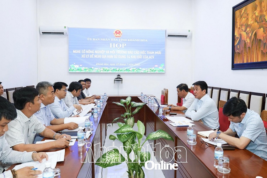 ACV đề nghị tiếp tục thuê 16 khu đất tại sân bay Cam Ranh, lãnh đạo Khánh Hòa ra chỉ đạo