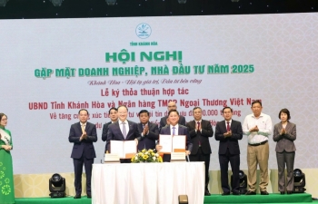 Vietcombank 'bơm' 50.000 tỷ đồng lãi suất ưu đãi vào các dự án tại Khánh Hòa
