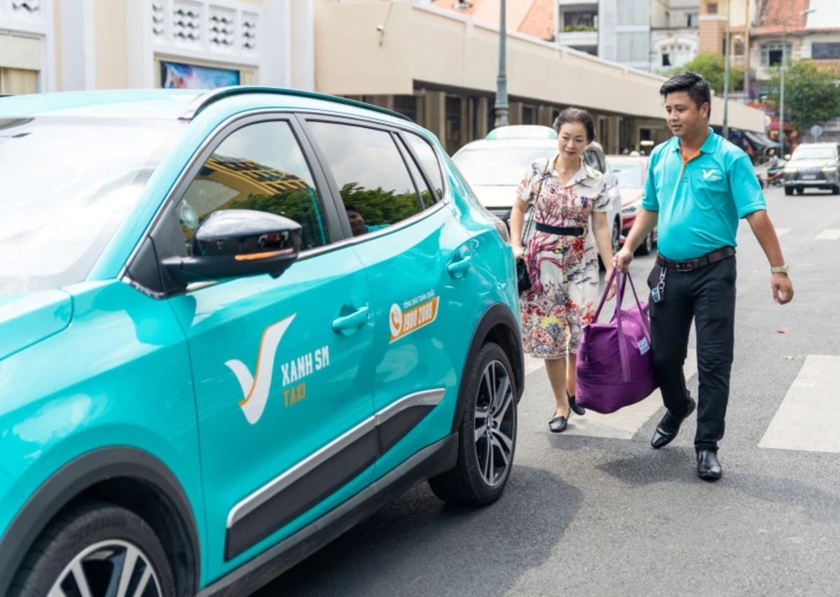 Xanh SM dẫn đầu thị trường taxi Việt Nam với 44,68% thị phần