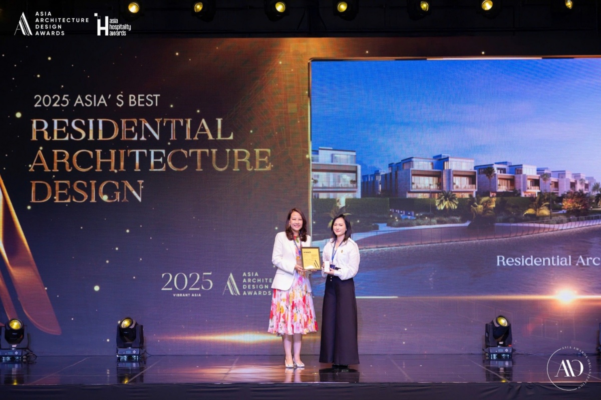 Masterise Homes tiếp tục khẳng định năng lực quốc tế với hai giải thưởng lớn tại Asia Architecture Design Awards 2025