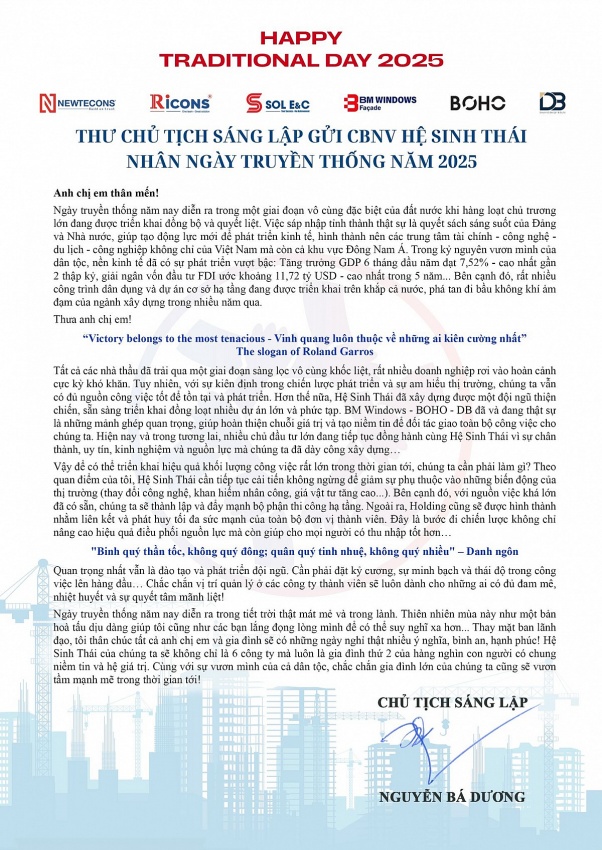 Ông Nguyễn Bá Dương gửi tâm thư, nhắc lại slogan 'Vinh quang luôn thuộc về những ai kiên cường nhất'