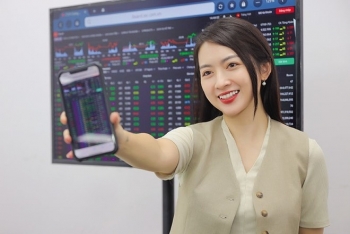 Sắc xanh tím phủ kín nhóm ngân hàng và chứng khoán, VN-Index hồi phục mạnh mẽ