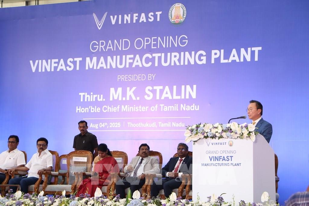 VinFast khánh thành nhà máy xe điện đầu tiên bên ngoài Việt Nam