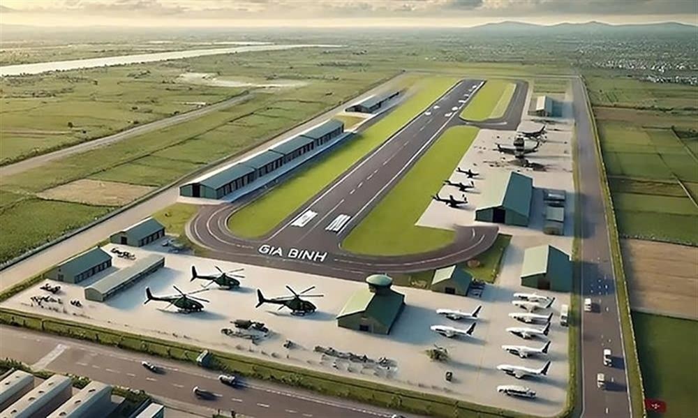 Sân bay Gia Bình được quy hoạch nâng công suất lên 50 triệu hành khách/năm