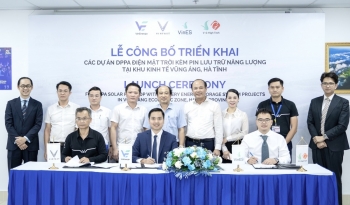 Vinenergo triển khai các dự án điện mặt trời kèm pin lưu trữ cho nhà máy ô tô VinFast và 2 nhà máy pin tại Hà Tĩnh