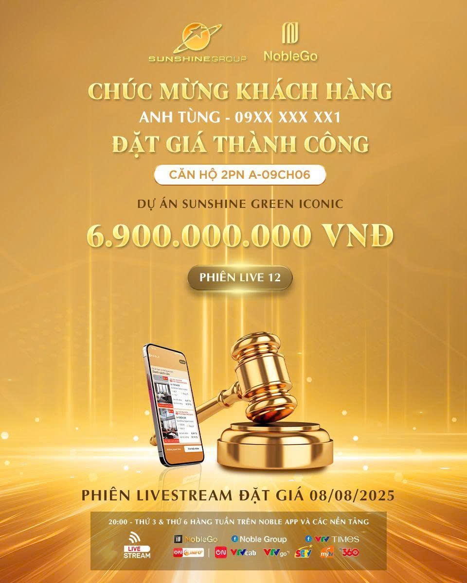 Khách trúng 200 triệu chỉ sau 1 giây và pha 'chốt giải' thần tốc nhất lịch sử livestream Sunshine Group