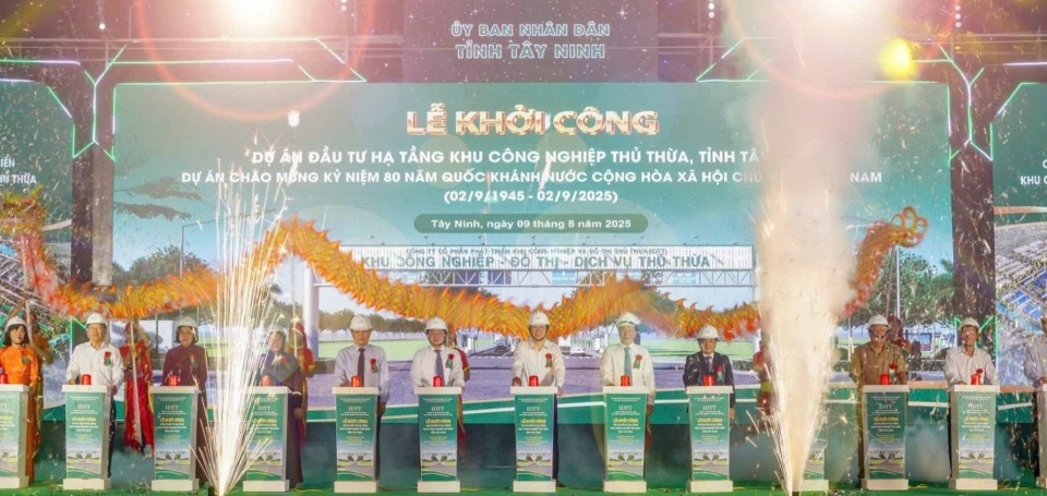 3.000 tỷ đồng đổ vào khu công nghiệp đầu tiên của tỉnh Tây Ninh sau sáp nhập, tạo cơ hội việc làm cho 25.000 lao động
