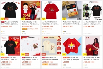 Mặt hàng áo cách điệu kỷ niệm 80 năm Quốc khánh Việt Nam liên tục 'cháy hàng', nhiều shop phải gấp rút sản xuất thêm