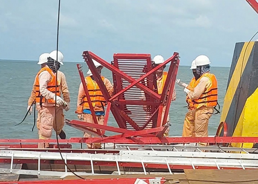Đẩy nhanh tiến độ dự án đường dây điện xuyên biển dài 77,7km do EVN làm chủ đầu tư