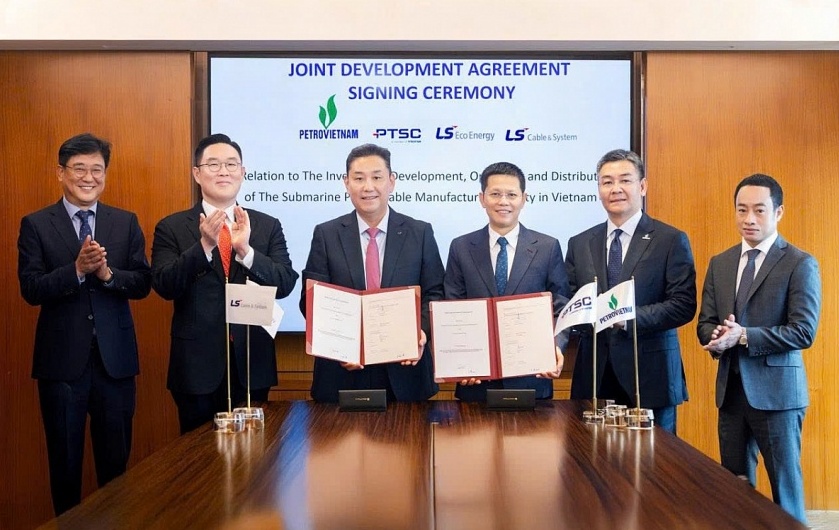 PTSC (PVS) ‘bắt tay’ doanh nghiệp quy mô gần 1 tỷ USD để phát triển nhà máy sản xuất cáp ngầm cao thế