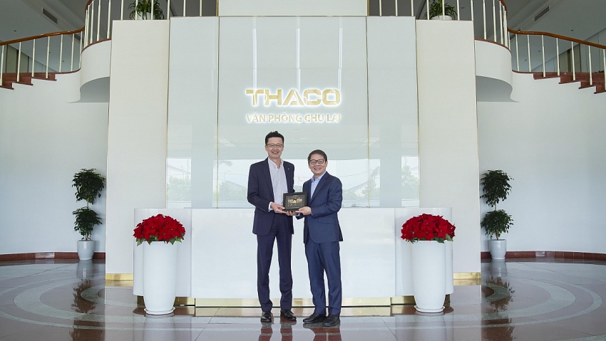 Chủ tịch THACO Trần Bá Dương đón tiếp khách VIP từ tập đoàn ô tô 4 tỷ USD