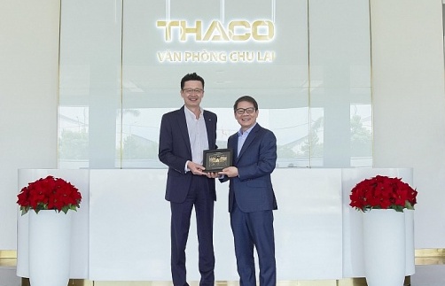 Chủ tịch THACO Trần Bá Dương đón tiếp khách VIP từ tập đoàn ô tô 4 tỷ USD