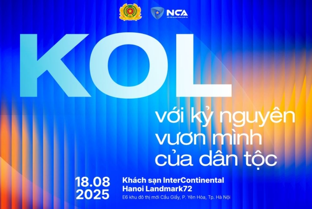 Ngày 18/8, khởi động chiến lược dài hạn phát huy sức mạnh mềm KOL Việt Nam