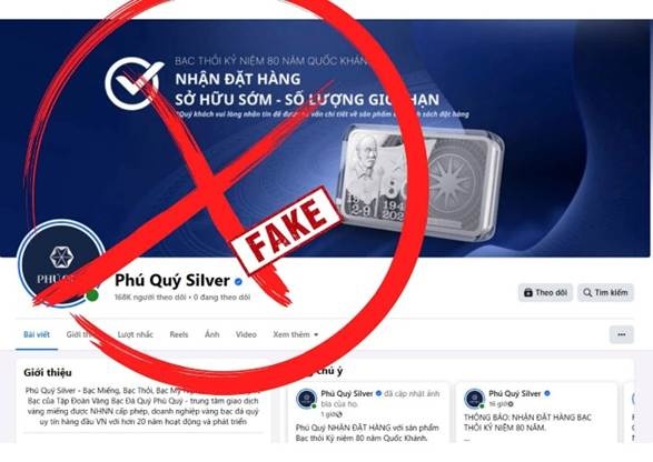 Công an phát cảnh báo khẩn về trang Facebook 'Phú Quý Silver'