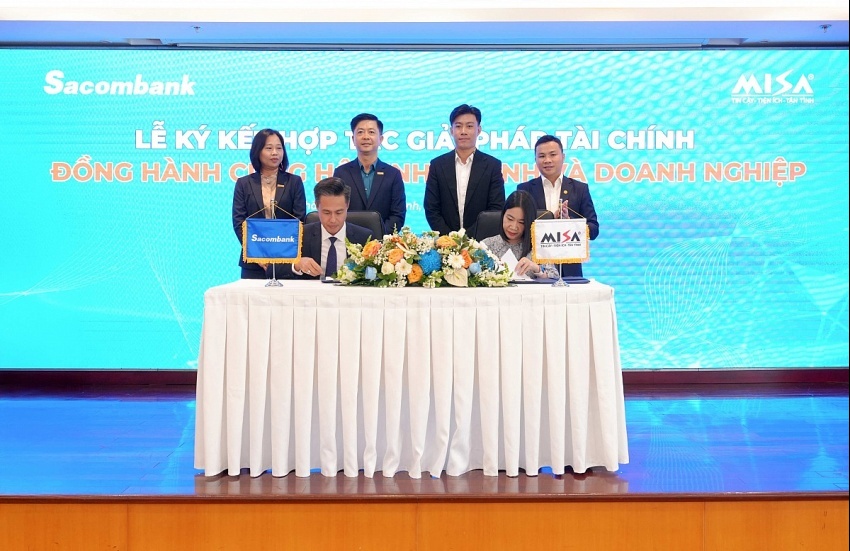Sacombank và MISA hợp tác thúc đẩy số hóa hộ kinh doanh, doanh nghiệp tại Việt Nam