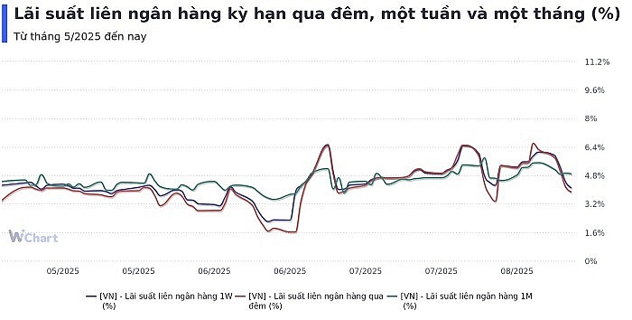 Tuần 11-15/8: NHNN hút ròng gần 20.500 tỷ, lãi suất liên ngân hàng về sát 3%