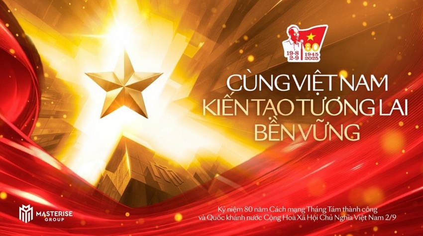 Masterise Group đồng hành chiến dịch quốc gia, tiếp sức và lan tỏa tinh thần yêu nước nhân dịp 80 năm Quốc khánh 2/9
