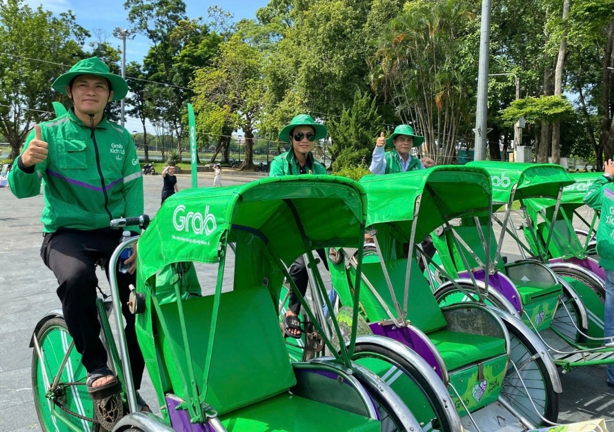 Grab bắt tay thành phố đầu tiên tại Việt Nam ra mắt xích lô công nghệ