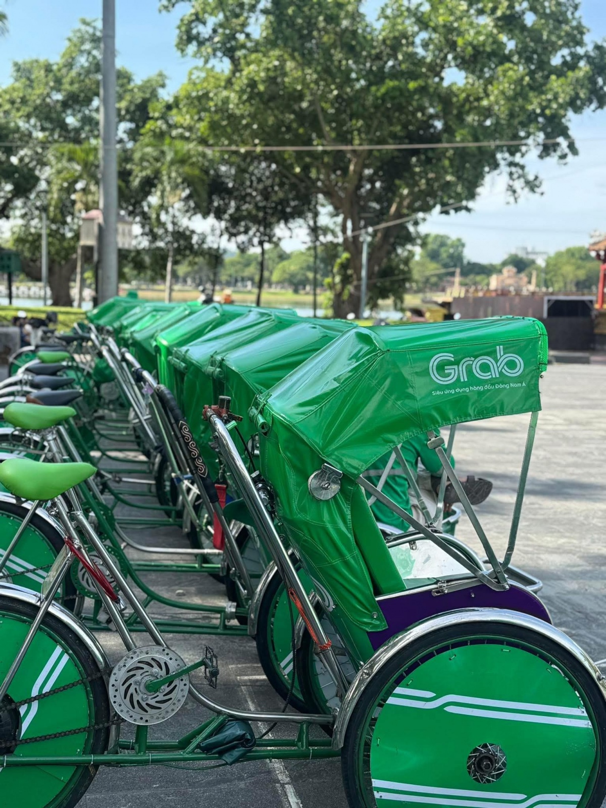 Grab bắt tay thành phố đầu tiên tại Việt Nam ra mắt xích lô công nghệ