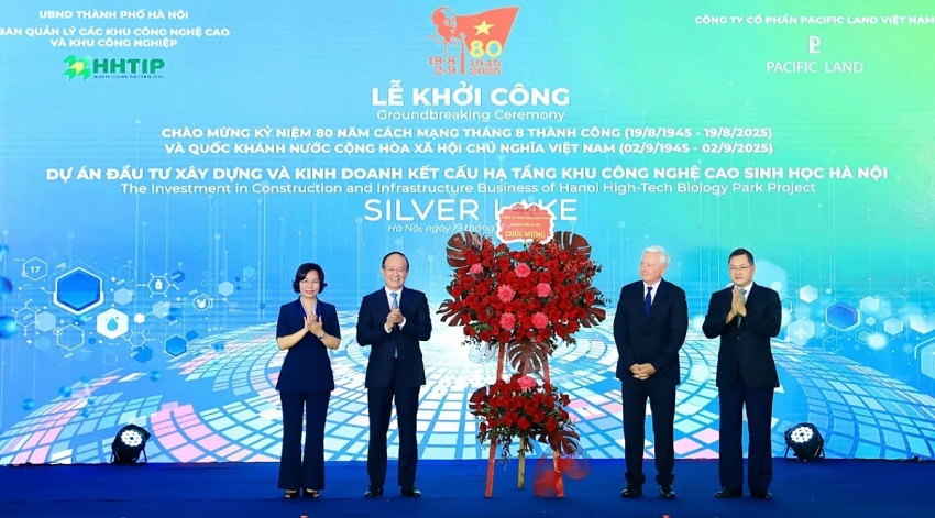 Chính thức khởi công Khu công nghệ cao sinh học đầu tiên tại Việt Nam, tổng vốn đầu tư 7.400 tỷ đồng