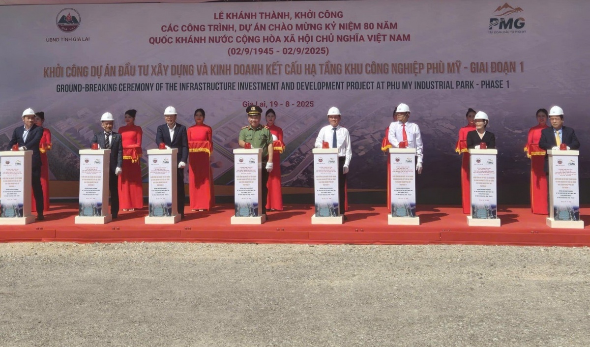 Gia Lai khởi công khu công nghiệp 437ha quy mô 4.500 tỷ