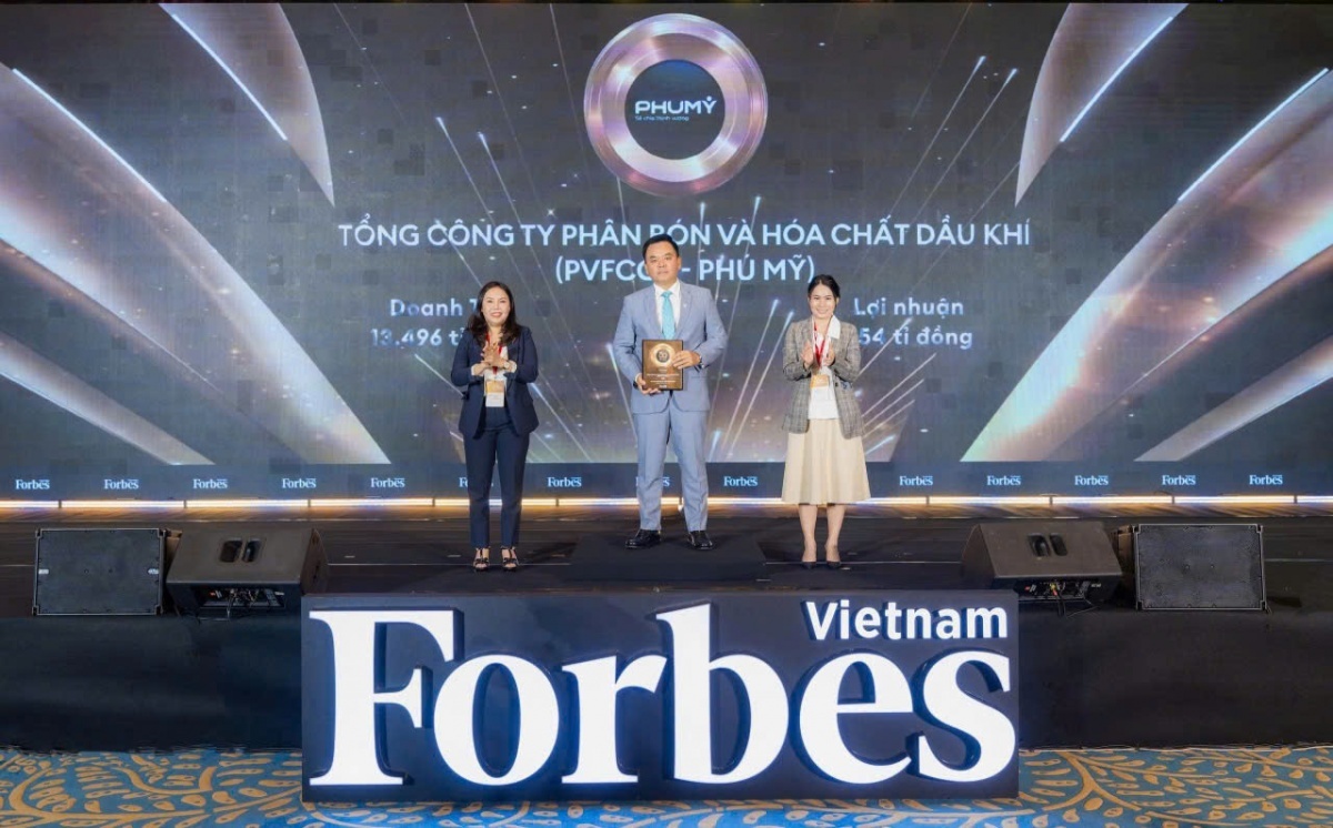 Đạm Phú Mỹ (DPM) đạt danh hiệu kép Top 50 công ty niêm yết tốt nhất và Top 25 thương hiệu dẫn đầu Việt Nam năm 2025