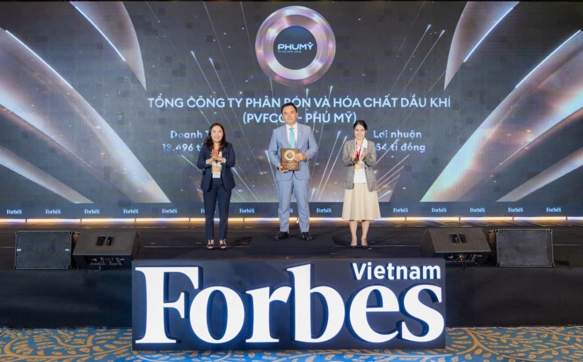 Đạm Phú Mỹ (DPM) đạt danh hiệu kép Top 50 công ty niêm yết tốt nhất và Top 25 thương hiệu dẫn đầu Việt Nam năm 2025