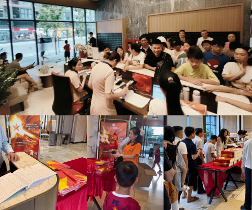 Cư dân Masterise Homes nhận quà “Yêu Nước”, tự hào chung tay “phủ đỏ” Việt Nam