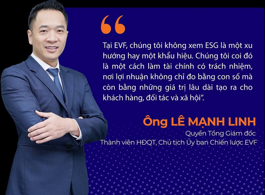 Profile ESG ông Lê Mạnh Linh trong trục tăng trưởng đột phá của EVF