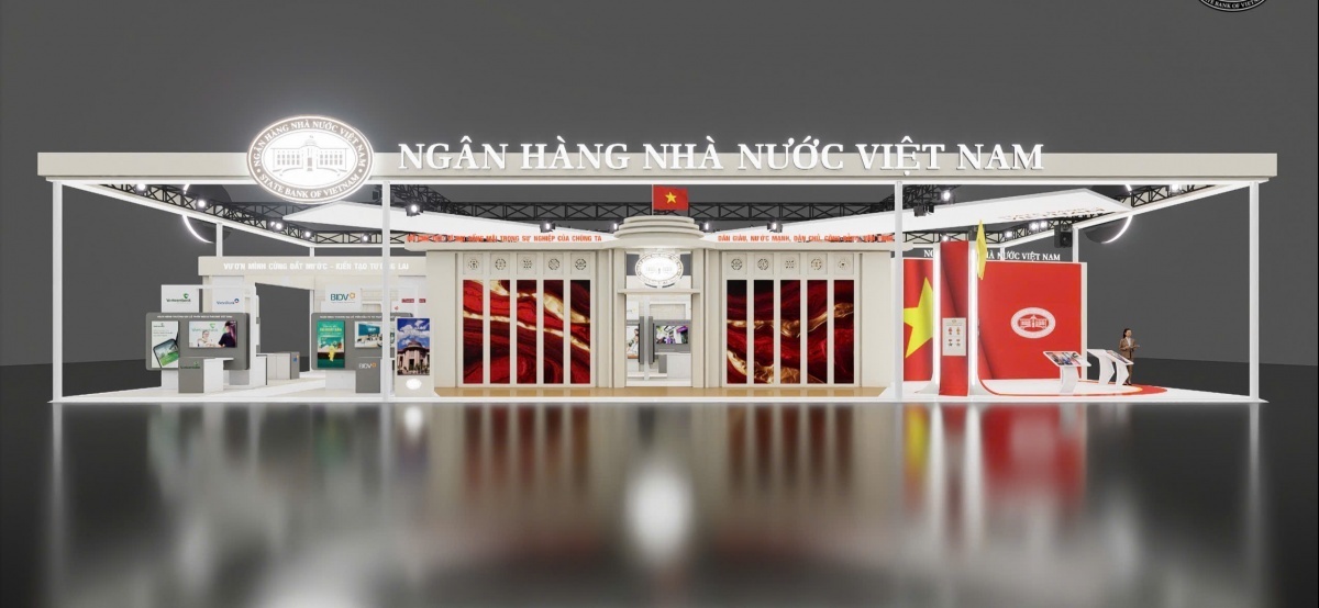 Ngành Ngân hàng Việt Nam tại Triển lãm 80 năm Độc lập: Từ lịch sử đồng tiền đến ngân hàng số