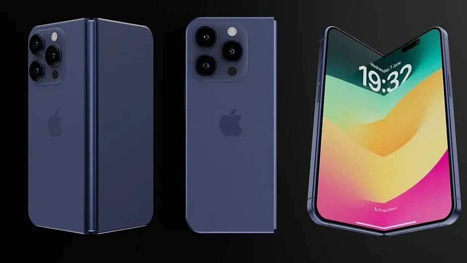 iPhone gập lộ diện với thiết kế siêu mỏng và mức giá dành cho đại gia