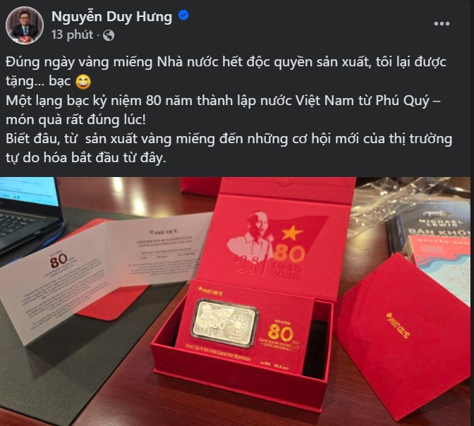 Chủ tịch Nguyễn Duy Hưng nhận món quà đặc biệt đúng ngày cổ phiếu SSI lập kỷ lục chưa từng có
