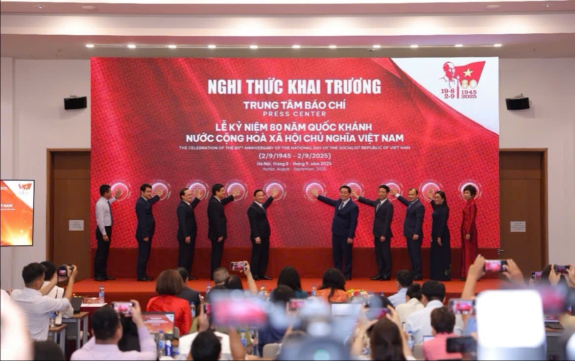 Ra mắt Trung tâm Báo chí phục vụ lễ kỷ niệm 80 năm Quốc khánh 2/9