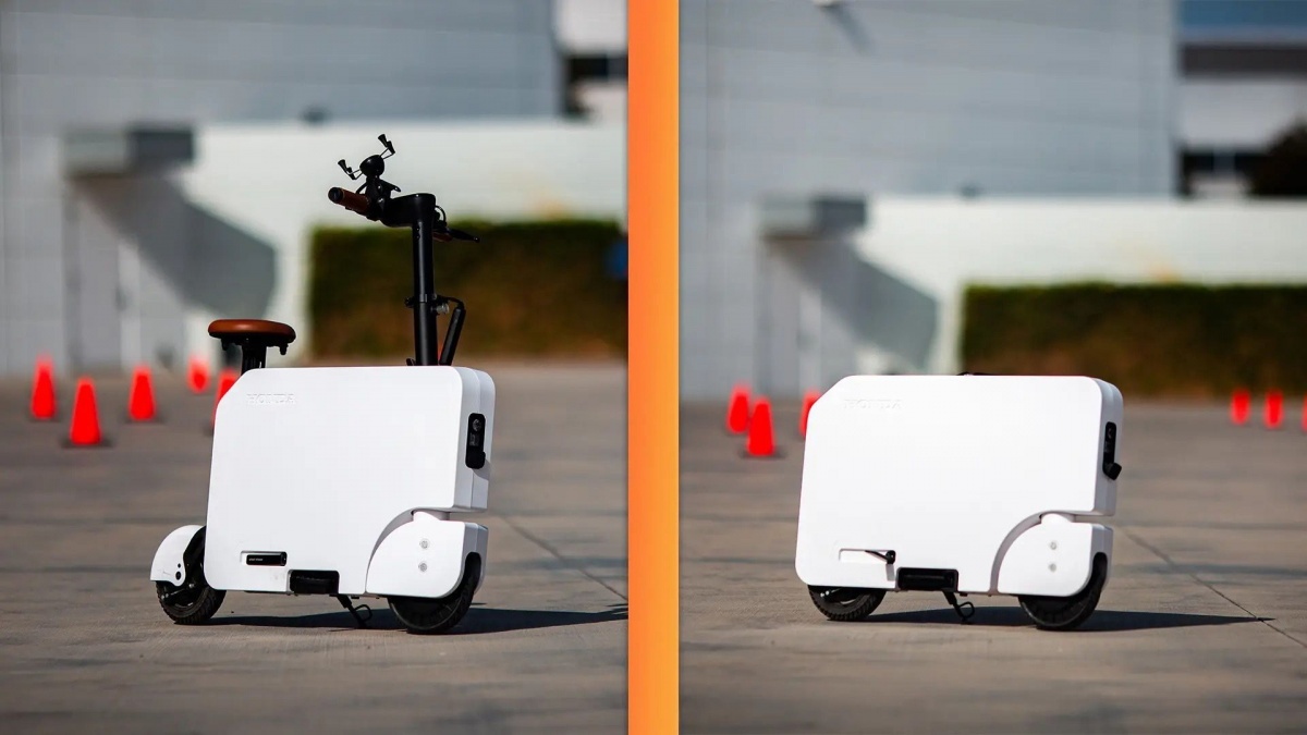 Mẫu xe điện mini có khả năng biến hình gây bão của Honda: Kích thước bằng một cái vali, giá chỉ 25 triệu đồng
