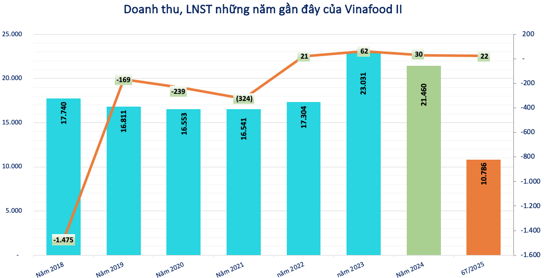 Vinafood II (VSF) đã lỗ lũy kế 2.800 tỷ đồng, chưa xử lý xong vụ thiếu hàng tồn kho 83.300 tấn
