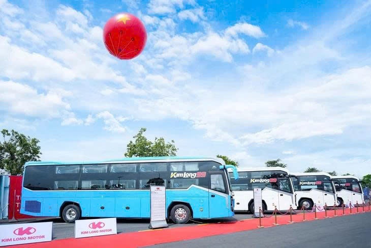 Kim Long Motor ghi dấu ấn lớn với xe điện 'made in Vietnam' tại Triển lãm 80 năm thành tựu đất nước