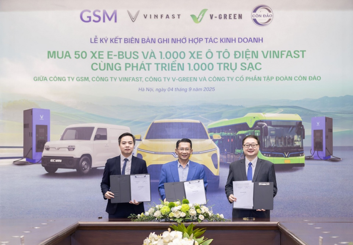 Một công ty 'bắt tay' hệ sinh thái tỷ phú Phạm Nhật Vượng đầu tư 1.000 taxi điện, 1.000 trụ sạc và 50 xe buýt điện