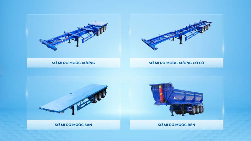 Thành viên nhà  THACO ra mắt dòng sơ mi rơ moóc thế hệ mới