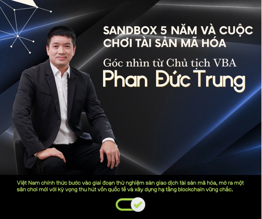 Sandbox 5 năm và cuộc chơi tài sản mã hóa - góc nhìn từ Chủ tịch VBA Phan Đức Trung