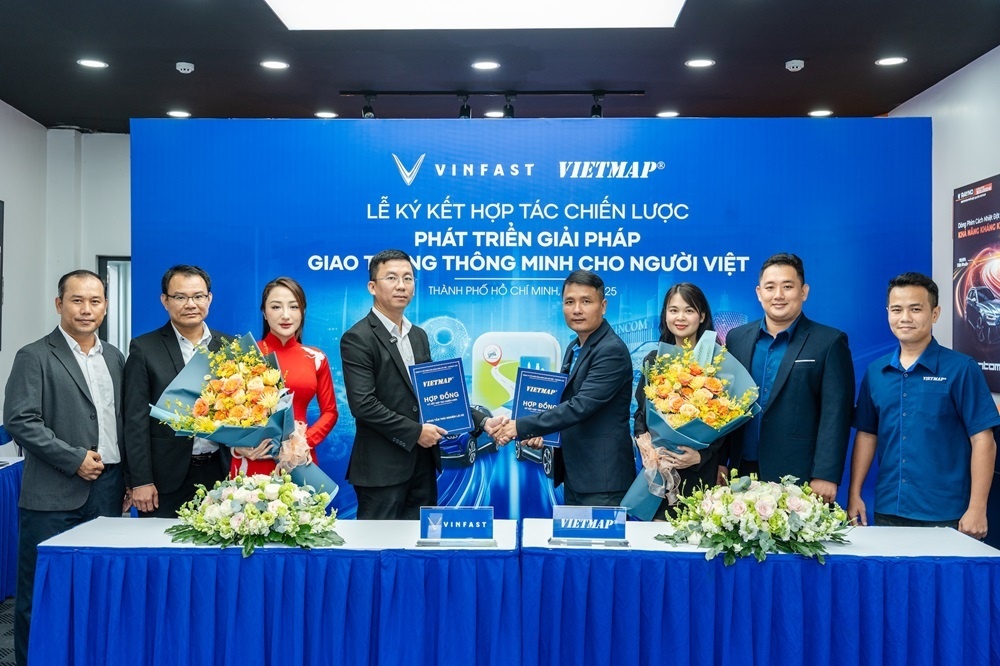 VinFast và Vietmap ký kết hợp tác chiến lược, phát triển giải pháp giao thông thông minh cho người Việt